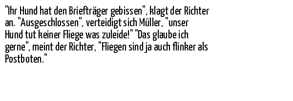 Anwalt &quot;Ihr Hund hat den Briefträger ge&hellip; auf Spruch &amp; Sprüche 7664